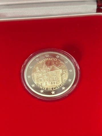 Monaco. 2 Euro 2025 Comté de Carladès Proof