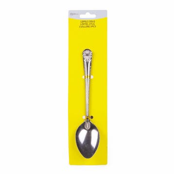 Benson Set van 3 metalen lepels - chroom - 16.5 cm - veel..., Ophalen of Verzenden, Nieuw