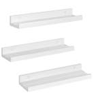 Set van 3 Witte Wandplanken – Zwevend MDF Fotolijst Rail, Verzenden, Nieuw