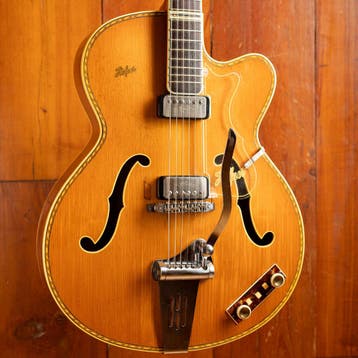 Hofner 463S / E2 Natural w/Tremolo, Ophalen of Verzenden, Nieuw
