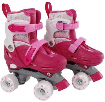 Street Rider Rolschaatsen Roze Verstelbaar, Maat 27-30, Sport en Fitness, Skeelers, Ophalen of Verzenden, Nieuw