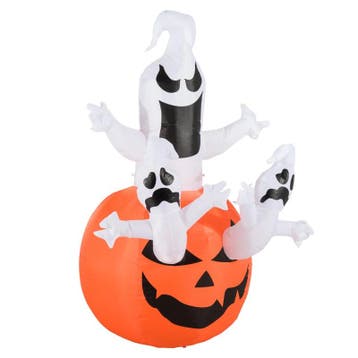 TRUUSK Opblaasbare Pompoen Geest Halloween Decoratie - Met L, Verzenden, Nieuw