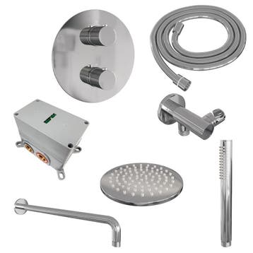 Brauer Chrome Carving Thermostatische Regendoucheset Inbouw, Ophalen of Verzenden, Nieuw
