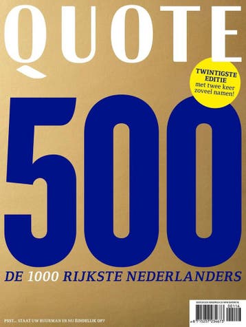QUOTE 500 - Hearst Magazines Netherlands 8715257234673, Verzenden, Gelezen, Hearst Magazines Netherlands