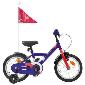 vidaXL Kinderfiets 14 Inch voor 3-5 jaar oud Donkerblauw, Fietsen en Brommers, Fietsen | Racefietsen, Verzenden, Nieuw