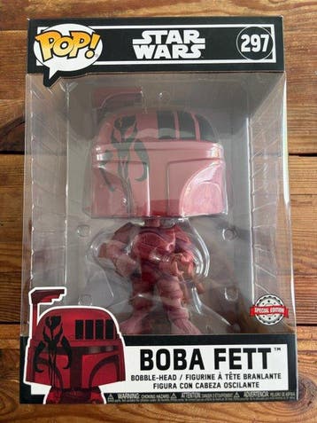 Funko - Funko Pop - Star Wars - Boba Fett #297 - XL Red