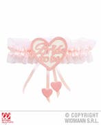 Kousenband bride to be roze/wit, Kleding | Dames, Carnavalskleding en Feestkleding, Ophalen of Verzenden, Nieuw