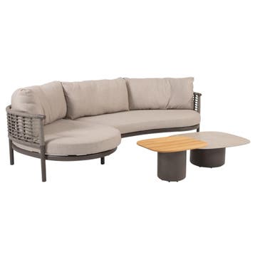 Demi Puglia chaise longue loungeset 4 delig terre Taste 4SO, Ophalen of Verzenden, Nieuw