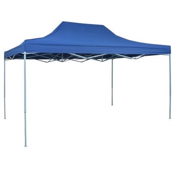 Gazebo Blauw 3x4,5m | Waterdicht | Laatste Stuk!, Opvouwbaar, Partytent, Minder dan 4 meter, Zo goed als nieuw