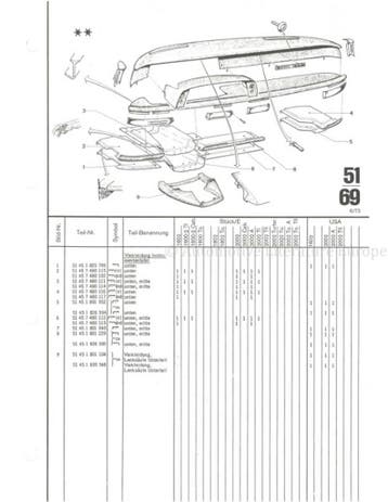 1973 BMW 1600 | 1602 | 1802 | 2002 ONDERDELEN CATALOGUS, Auto diversen, Handleidingen en Instructieboekjes