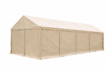 Opslagtent Premium PVC 6x8 mtr in Beige (Opslagtenten), Tuin en Terras, Partytenten, Verzenden, Nieuw