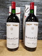 1985 & 1986 Mouton-Cadet - Bordeaux - 2 Magnums (1.5L), Nieuw