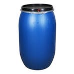 Kunststof Vat 220 liter met Deksel - Nieuw, Verzenden