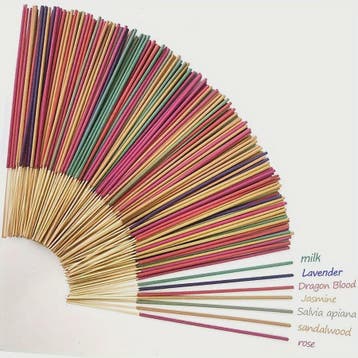 300 Aromatherapie Wierookstokjes Set - 12 Natuurlijke Geuren, Cd's en Dvd's, Verzenden, Nieuw in verpakking