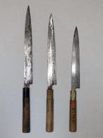 Keukenmes - Staal, Hout - Japan - Zeldzaam traditioneel