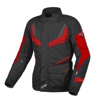 Macna Rancher Textile Waterproof Jas Dames Zwart Rood, Nieuw met kaartje, Jas | textiel, Verzenden, Dames