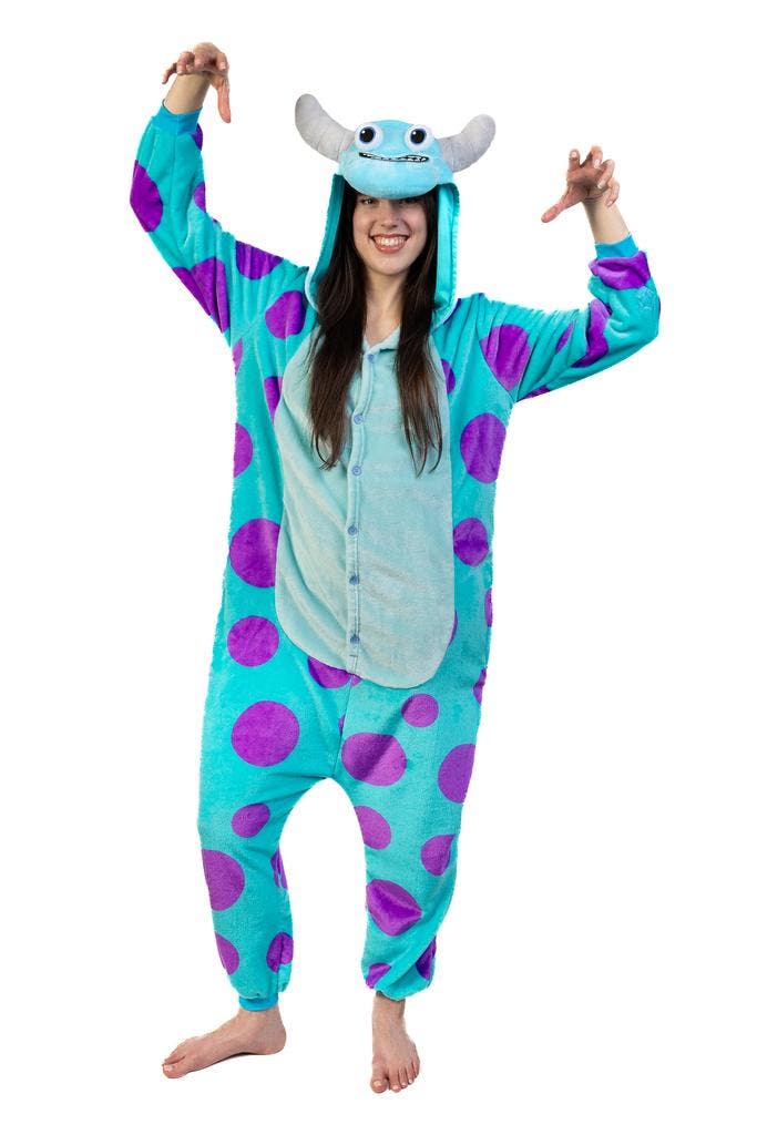 Onesie Sulley Baby Pakje Monsters Co Blauwe Draak 68-74 Drak, Kinderen en Baby's, Carnavalskleding en Verkleedspullen, Nieuw, 104 of kleiner