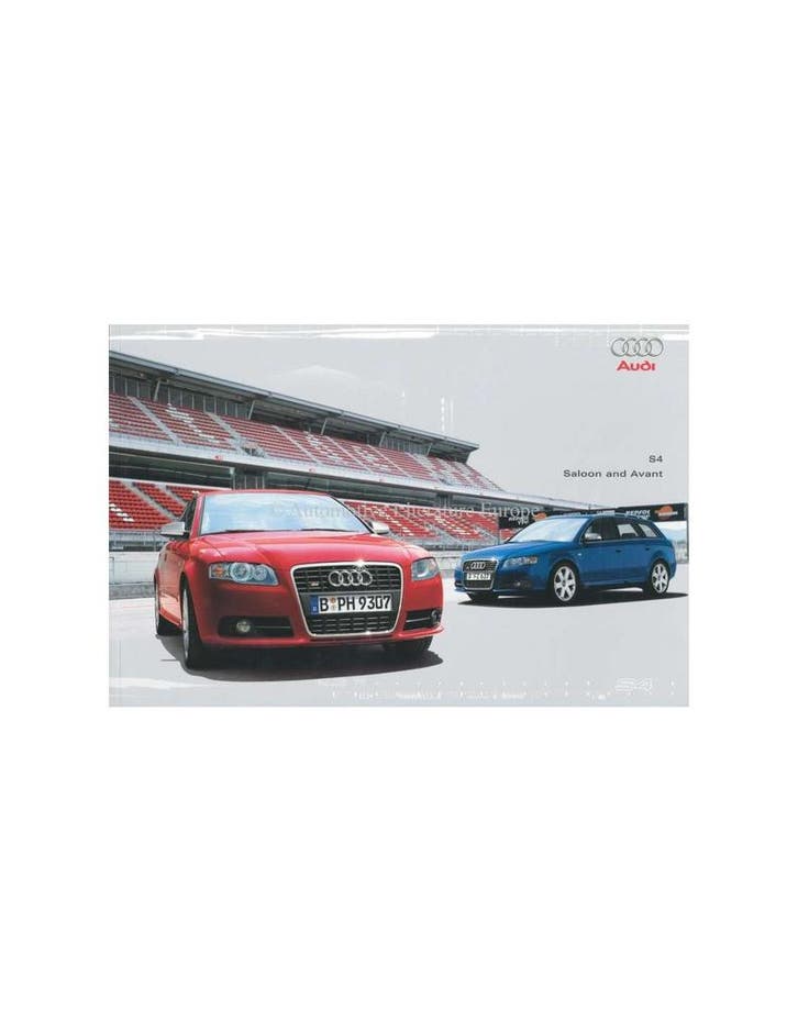 2005 AUDI S4 BROCHURE ENGELS, Boeken, Auto's | Folders en Tijdschriften, Audi