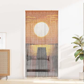 vidaXL Insect Deurgordijn Meerkleurig 200 x 100 cm Bamboe, Huis en Inrichting, Stoffering | Gordijnen en Lamellen, Verzenden, Nieuw