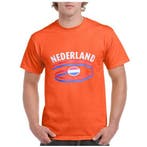 Koningsdag oranje Nederland vlag t-shirts - Supporter shirts, Ophalen of Verzenden, Nieuw