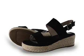 Dolcis Sandalen in maat 37 Zwart, Dolcis, Verzenden, Zwart, Sandalen of Muiltjes