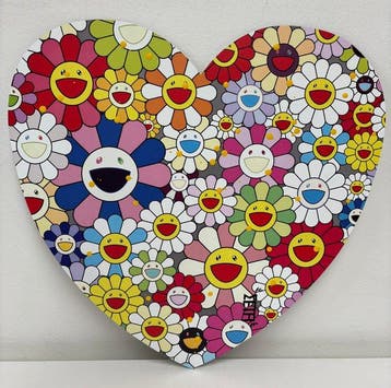 Meta Pop (1990) - Heart Takashi Murakami Flowers, from: The