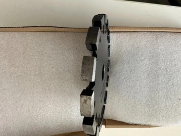 Diamantschijf 150 mm voor Baier BDN 453 sleuffrees,, Ophalen of Verzenden, Gebruikt