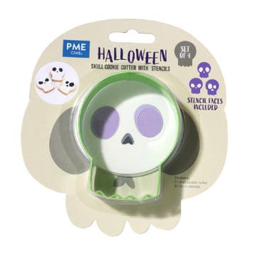 PME Uitsteker & Sjablonen Halloween Schedel 6,7x8cm**, Hobby en Vrije tijd, Taarten en Cupcakes maken, Verzenden, Nieuw