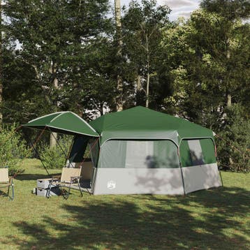 vidaXL Instant tent met regenhuif voor 12 personen met, Verzenden, Nieuw, Tot en met 2