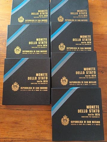 Republiek van San Marino. Lotto 7 Serie Divisionali 1979