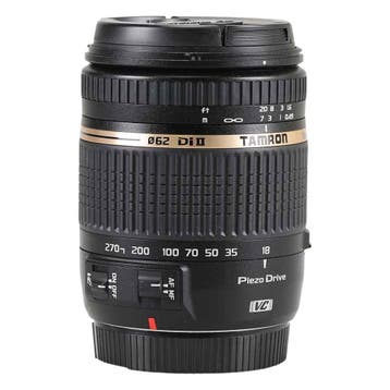 Tamron 18-270mm F/3.5-6.3 VC Di II PZD (Canon) met garantie, Ophalen of Verzenden, Gebruikt