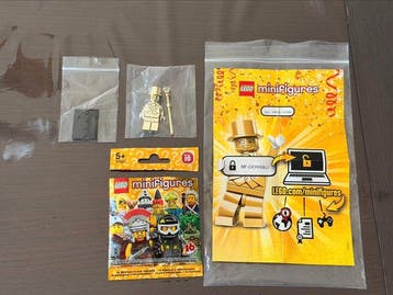 Lego Minifiguur - Minifigures - Mr gold 2805/5000, Nieuw