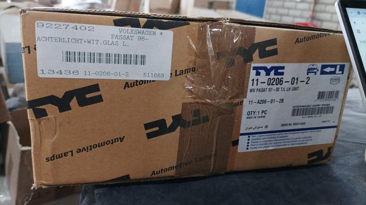 Achterlicht Passat B5 Links | ECE Tweedekansje OP=OP, Auto-onderdelen, Carrosserie en Plaatwerk, Erkend duurzaam, Links, Bumper