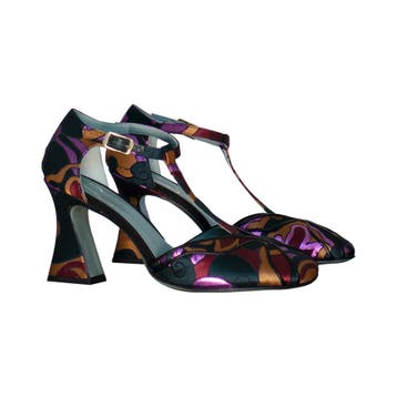 Paola Darcano • leren seventies sandalen • 36, Kleding | Dames, Paola D'arcano, Verzenden, Nieuw, Groen
