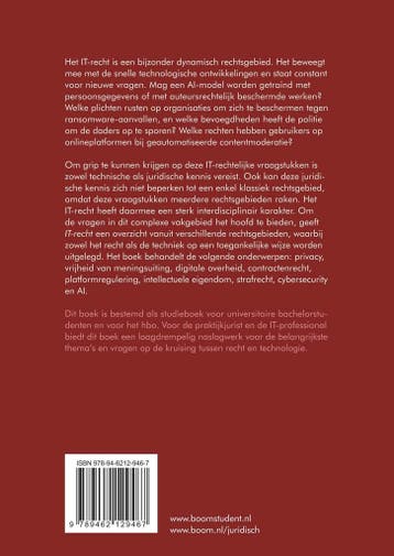 IT-recht / Boom Juridische studieboeken 9789462129467, Verzenden, Zo goed als nieuw