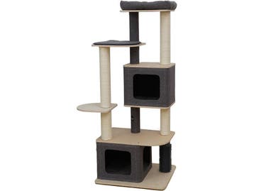 EBI Tripoli - Krabpaal - 4 sisal krabpalen 2 huisjes groomer, Dieren en Toebehoren, Verzenden, Nieuw