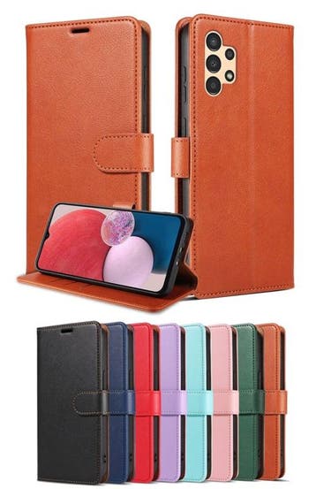 Galaxy A34 5G Luxe Leren Bookcase - Portemonnee Hoesje, Ophalen of Verzenden, Nieuw
