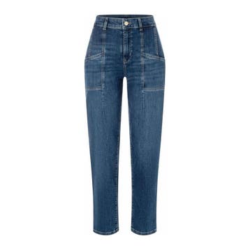 MAC • blauwe Carol worker jeans • 36, MAC, Verzenden, Nieuw, Blauw