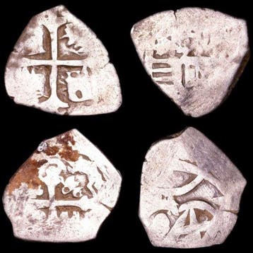 Spanje. Carlos II. 1/2-1 Real 1621-1700 Mexico (Lote de 2