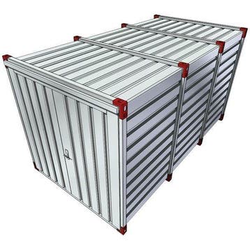 Materiaal Container 4.mtr met dubbele deur, Verzenden