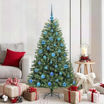vidaXL Kunstmatige Inklapbare Kerstboom Groen 150 cm PVC en, Verzenden, Nieuw