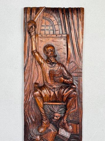 Decoratief ornament - Nederland - wandreliëf – Don Quichot