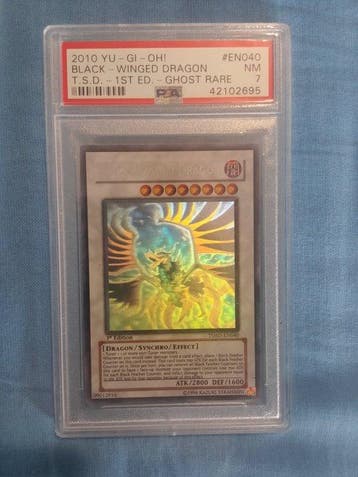 Konami - 1 Graded card - Yu-Gi-Oh! - Black-Winged Dragon, Nieuw
