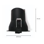 LED INBOUWSPOT MIRACLE 9W DIM ZWART CCT-SWITCH, Ophalen of Verzenden, Nieuw