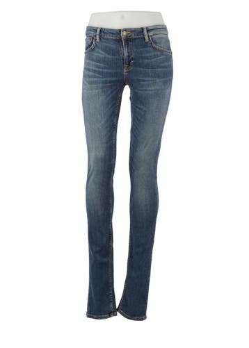 Nudie Jeans Jeans Dames maat WW25 / L36 Blauw Vintage, Kleding | Dames, Ophalen of Verzenden, Nieuw