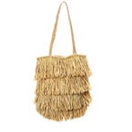 Bazar Bizar De Raffia Bahamas Tas - Naturel - Ongebruikt, Zo goed als nieuw, Beige, Overige materialen