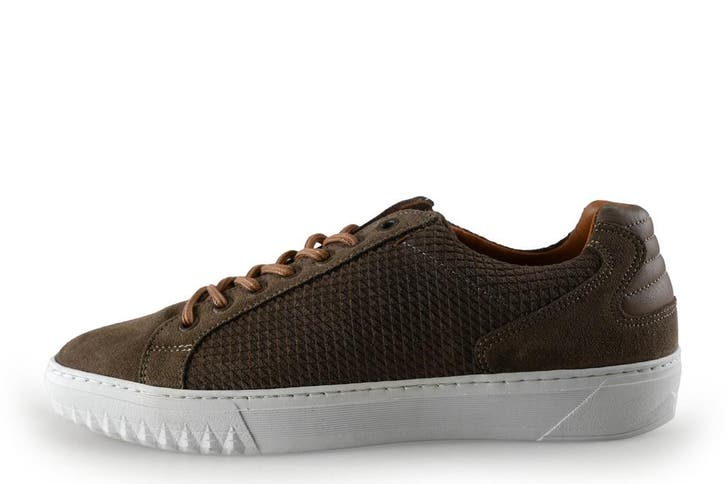 Manfield Sneakers in maat 41 Bruin, Kleding | Heren, Schoenen, Bruin, Zo goed als nieuw, Sneakers of Gympen, Verzenden