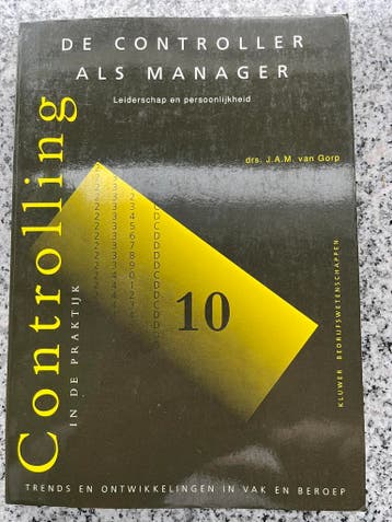 De controller als manager, Verzenden, Management, Gelezen, Drs. J.A.M. van Gorp