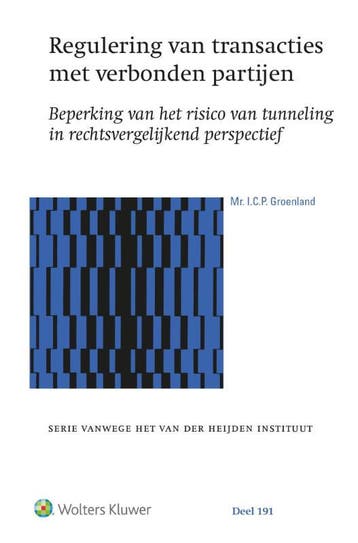 Regulering Van Transacties Met Verbonden Partijen | Nieuw, Ophalen of Verzenden, Nieuw, I.C.P. Groenland