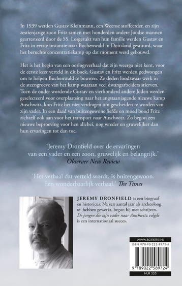 De jongen die zijn vader naar Auschwitz volgde 9789022589724, Verzenden, Gelezen, Jeremy Dronfield